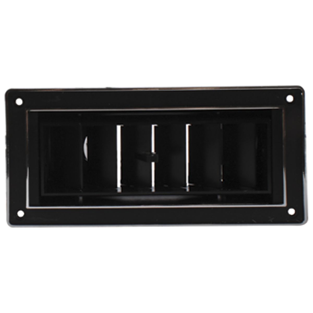 OEX LoUVre Rectangle Black Plastic LVX007