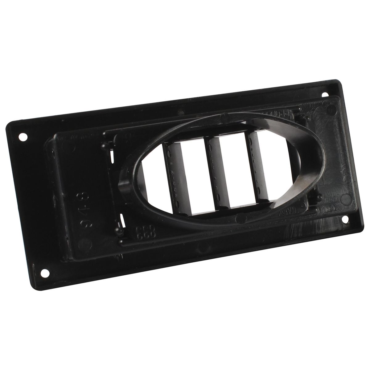 OEX LoUVre Rectangle Black Plastic LVX007