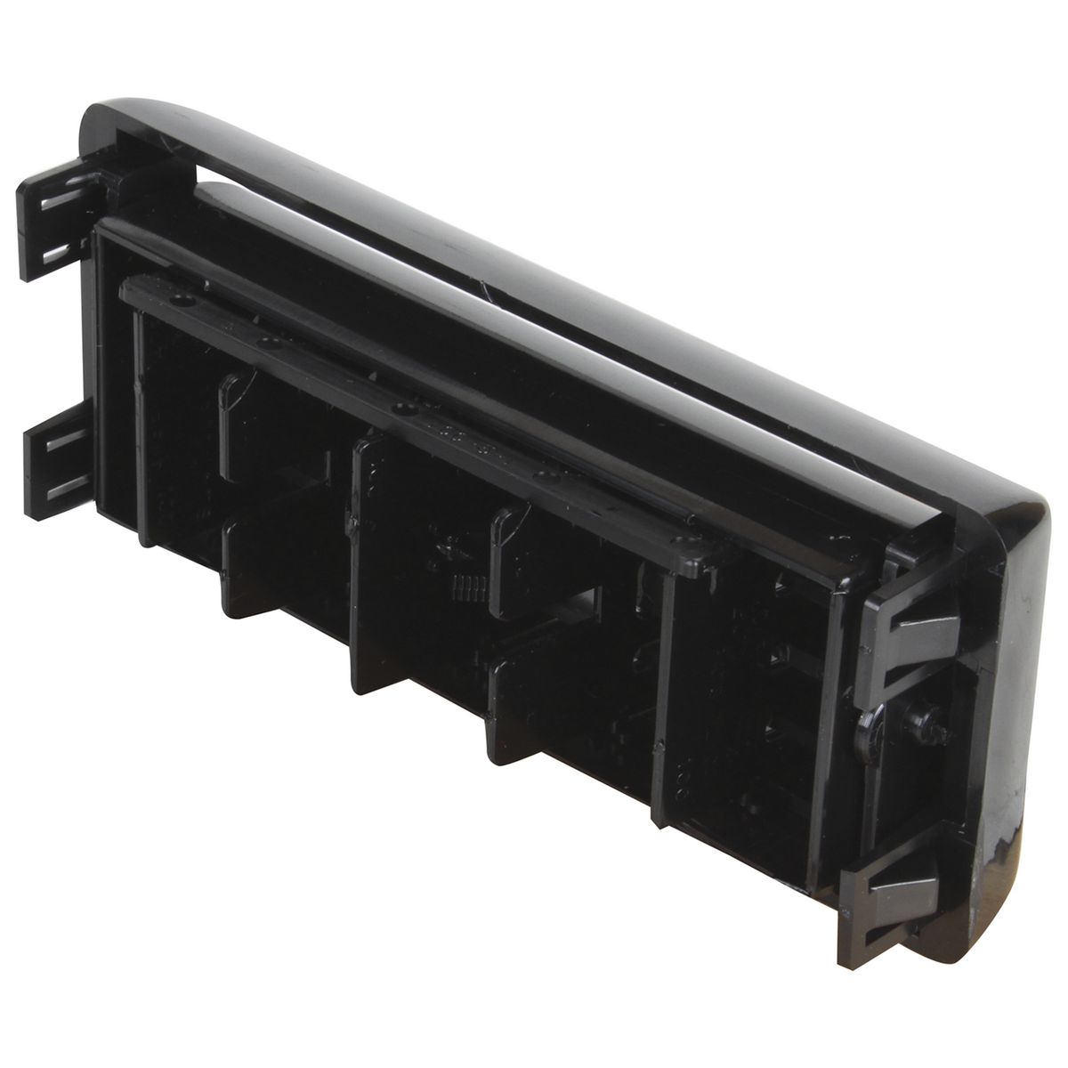 OEX LoUVre Rectangle Black Plastic LVX021