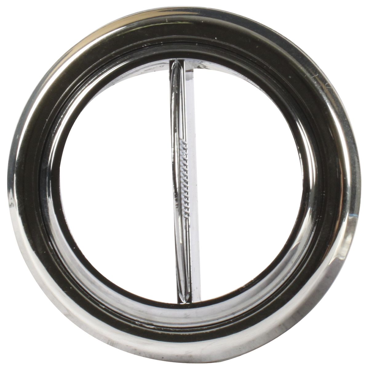 OEX LoUVre Round Black Plastic With Chrome Edge LVX028