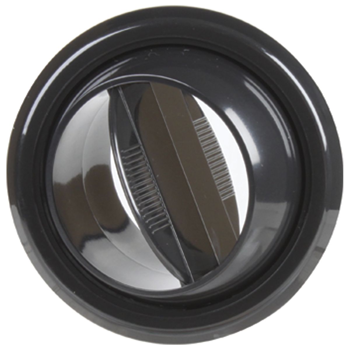 OEX LoUVre Round Black Plastic LVX029