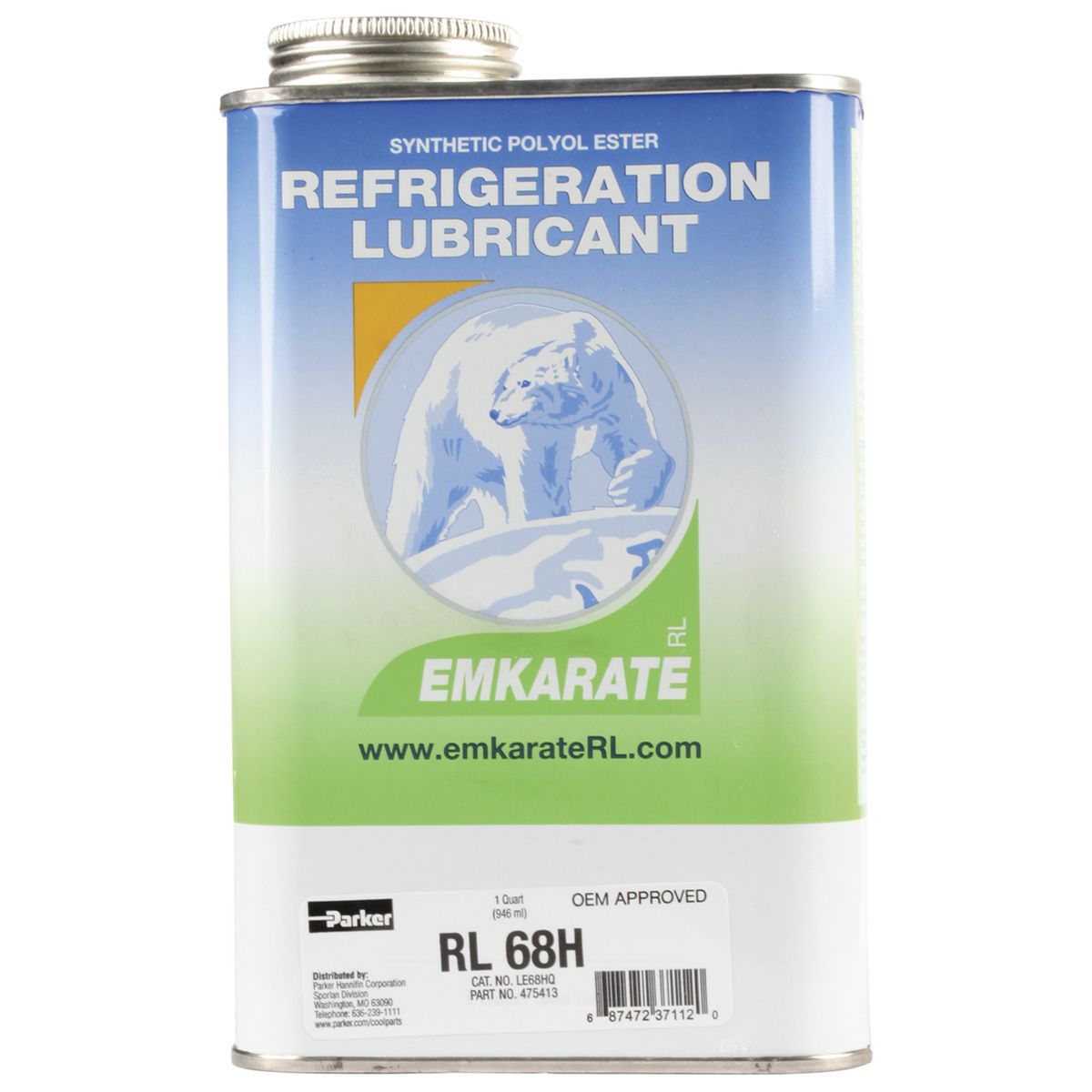 Emkarate Refrigerant Ester Oil 946ml OGX001