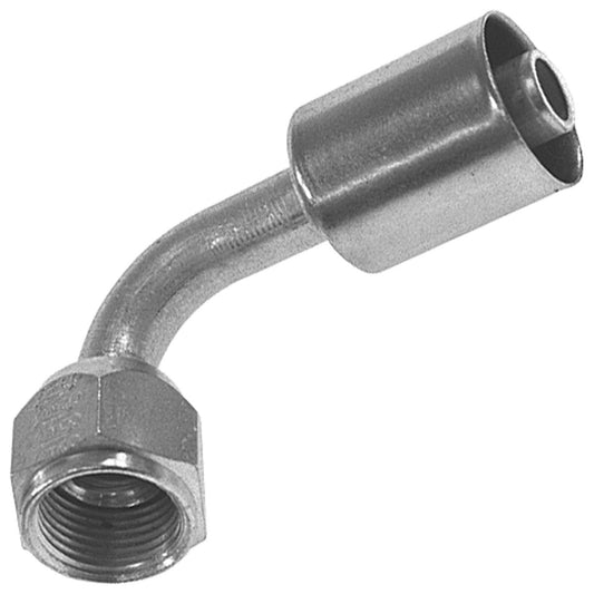 ATCO #6 Female Flare - Beadlock #6 90 Deg Fitting Steel SBX1121