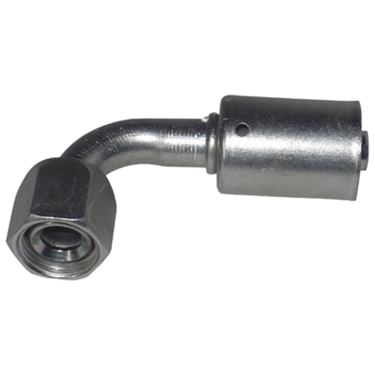ATCO #8 Female Flare - Beadlock #8 90 Deg Fitting Steel SBX1122