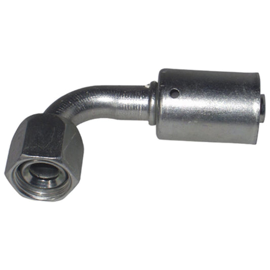 ATCO #8 Female Flare - Beadlock #8 90 Deg Fitting Steel SBX1122