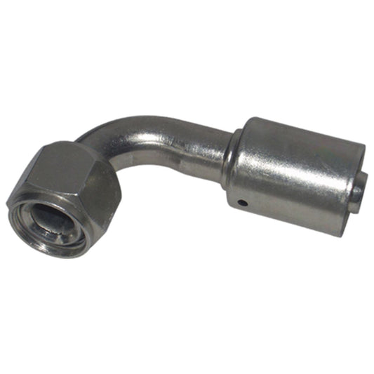 ATCO #10 Female Flare - Beadlock #10 90 Deg Fitting Steel SBX1123