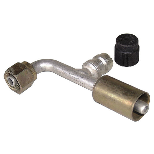 ATCO #6 FOR - Beadlock #6 90 Deg W/R134a Port Fitting Steel SBX1321-3