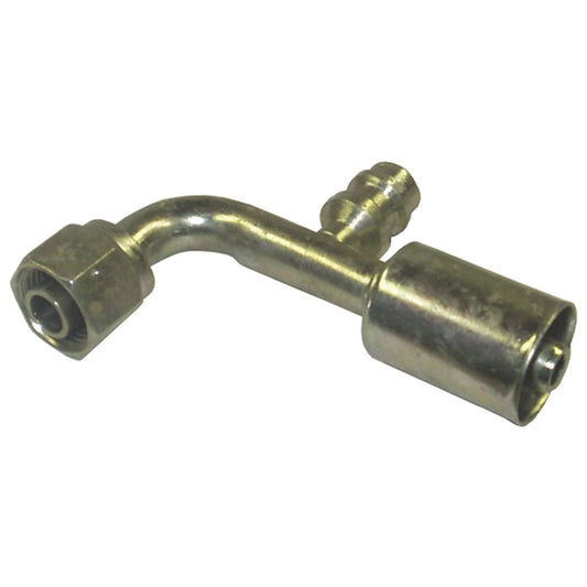ATCO #8 FOR - Beadlock #8 90 Deg W/R134a Port Fitting Steel SBX1322-3