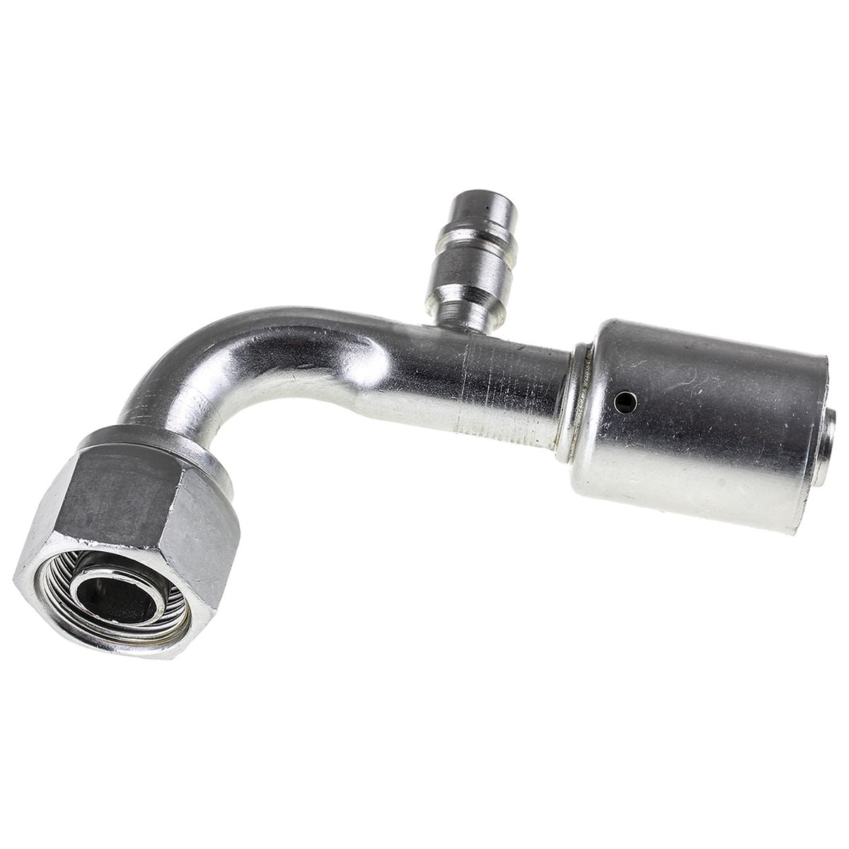 ATCO #10 FOR - Beadlock #10 90 Deg W/R134a Port Fitting Steel SBX1323-3