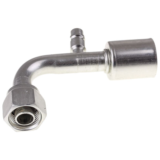 ATCO #10 FOR - Beadlock Step Up #12 90 Deg W/R134a Port Fitting Steel SBX1327-3