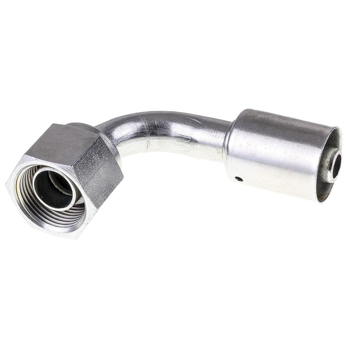 ATCO #12 FOR - Beadlock Step Down #10 90 Deg Fitting Steel SBX1330