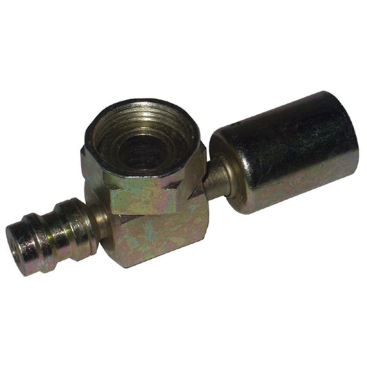 ATCO Oex Air Conditioning Hose Fitting Steel Rotolock - O Ring # 8 - 90 Degree SBX2132-3
