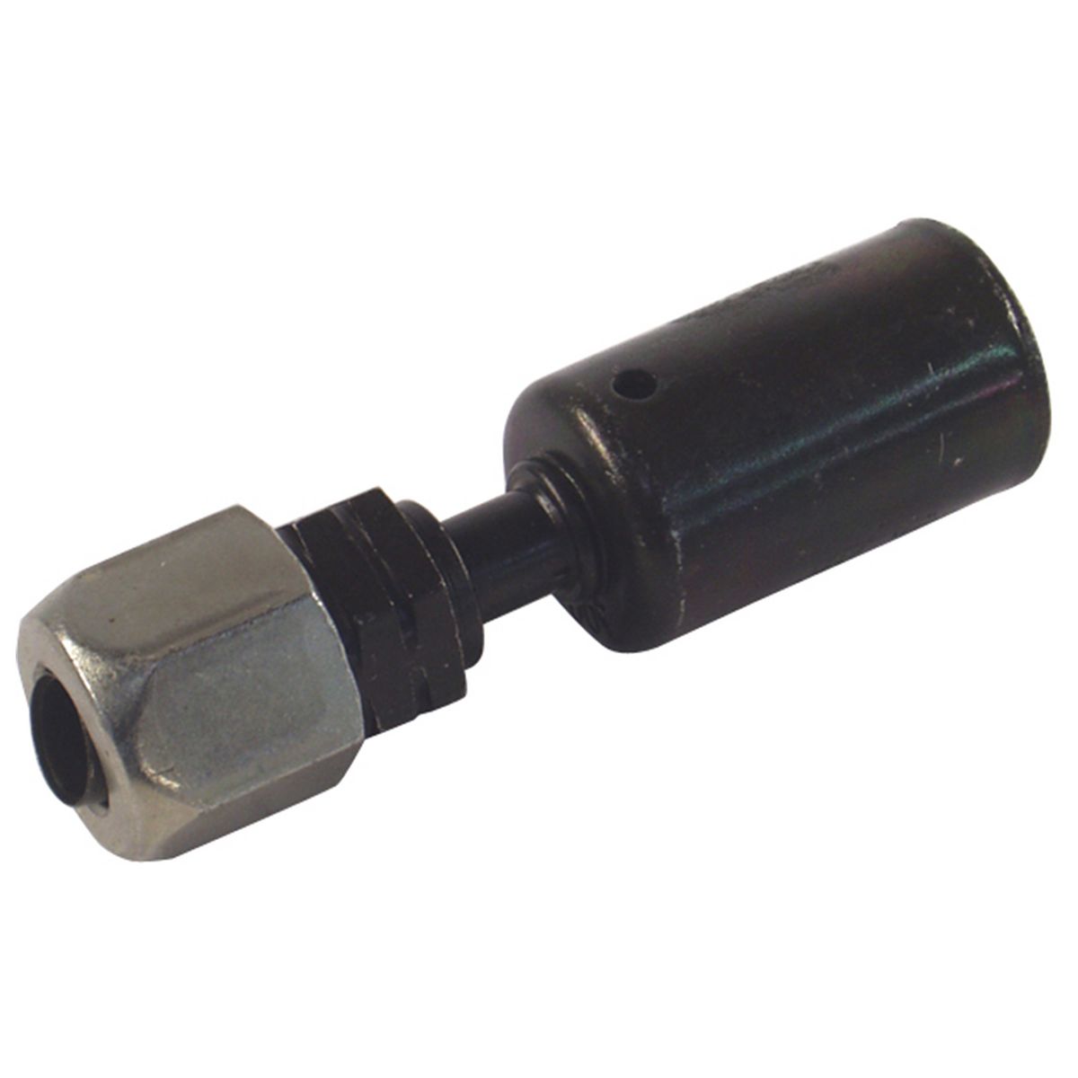 Atco Steel Fitting 8mm Tube Compression - Beadlock #6 Straight SBX3001