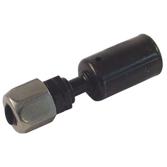 Atco Steel Fitting 8mm Tube Compression - Beadlock #6 Straight SBX3001