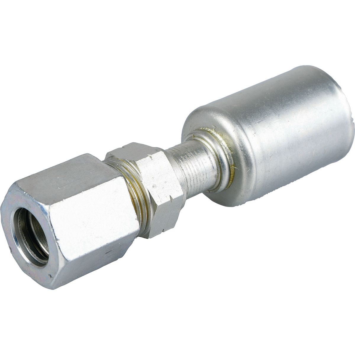 ATCO 12mm Tube Compression - Beadlock #8 Straight Fitting Steel SBX3002