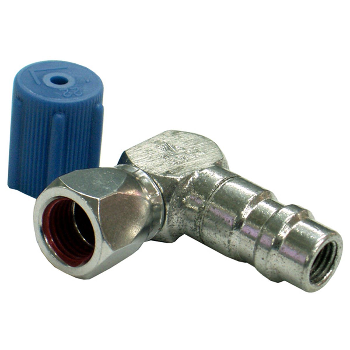 OEX Air Conditioning Hose Fitting Steel Service Port High 1/4 90