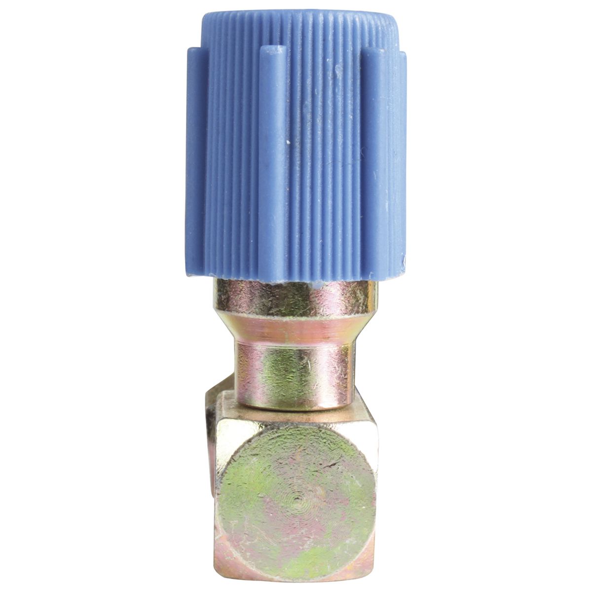 OEX Fitting Steel 1/4 Female Flare Service Port Low 90 Degree - 10 Pce STX9908B