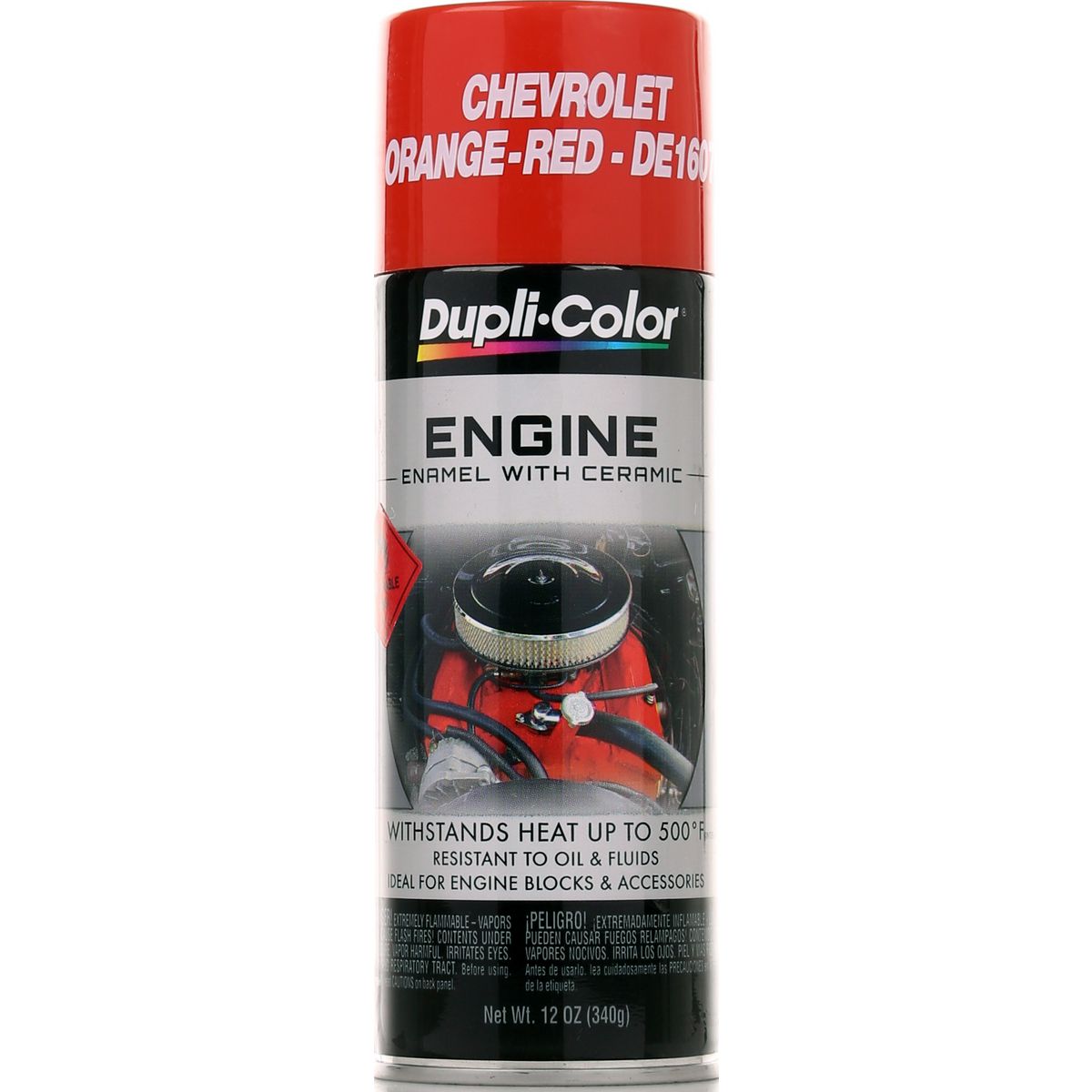 Dupli-Color Aerosol Spray Engine Enamel Orange/Red 340g DE1607