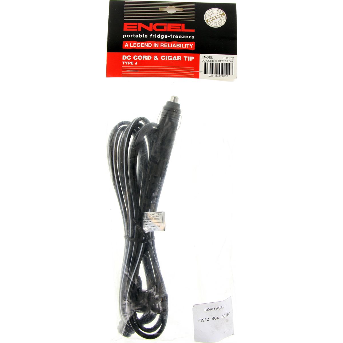 Engel 12V DC Fridge Lead – 12volt with DPLUG
