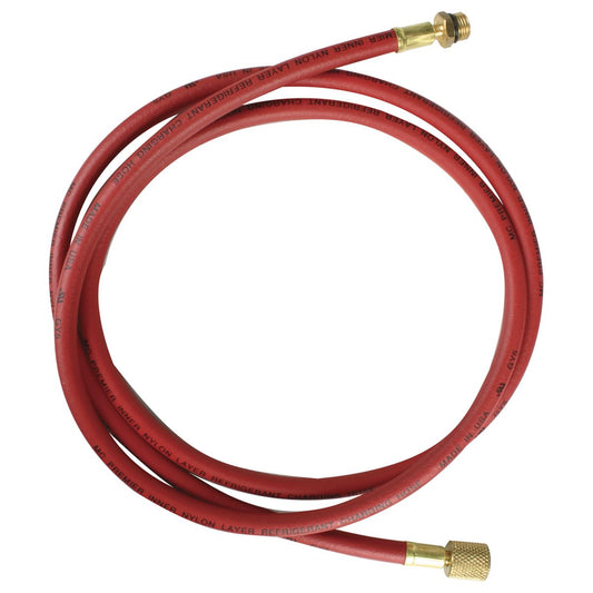 Mastercool Charging Hose 72In Red R134A TOX3472R