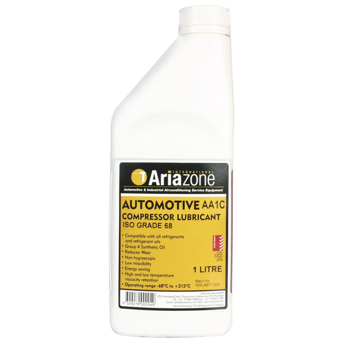 OEX Refrigerant Roc Oil 1L OGX9810