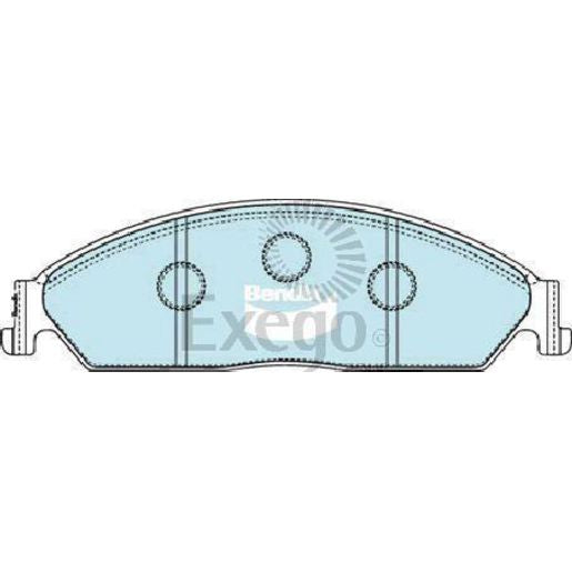 Bendix SRT Brake Pad Set Front DB1473 SRT