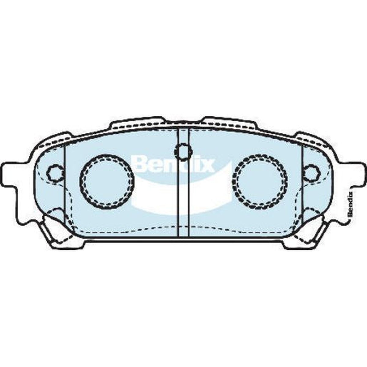 Bendix Ultimate Brake Pad Set Rear DB1672 ULT