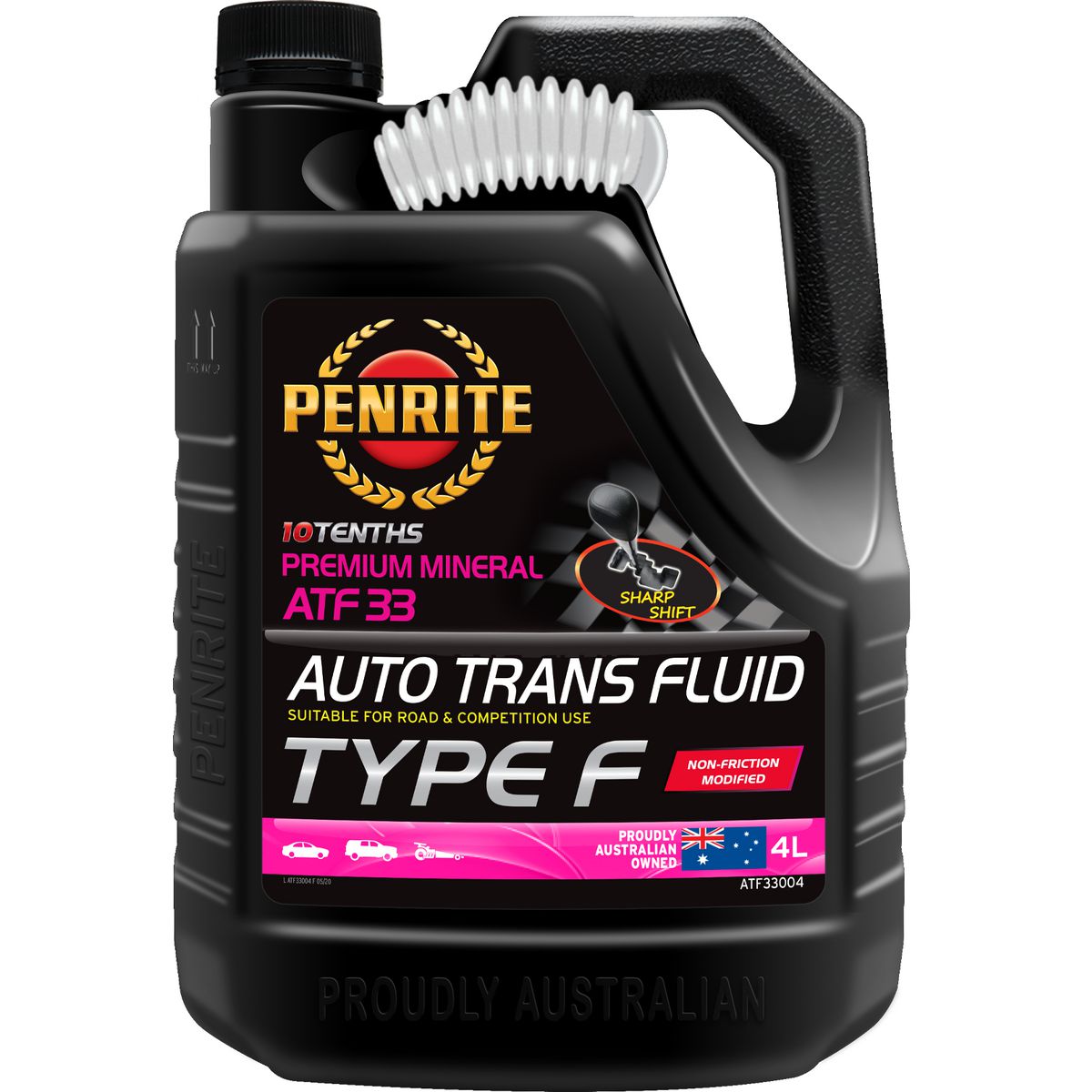 Penrite ATF 33 Type F Automatic Transmission Fluid 4L ATF33004