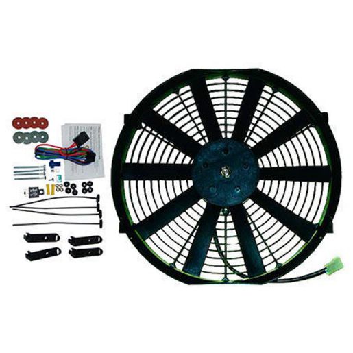 OEX 14" Electric Fan 24V (Push Type) Reversible EFX1424K