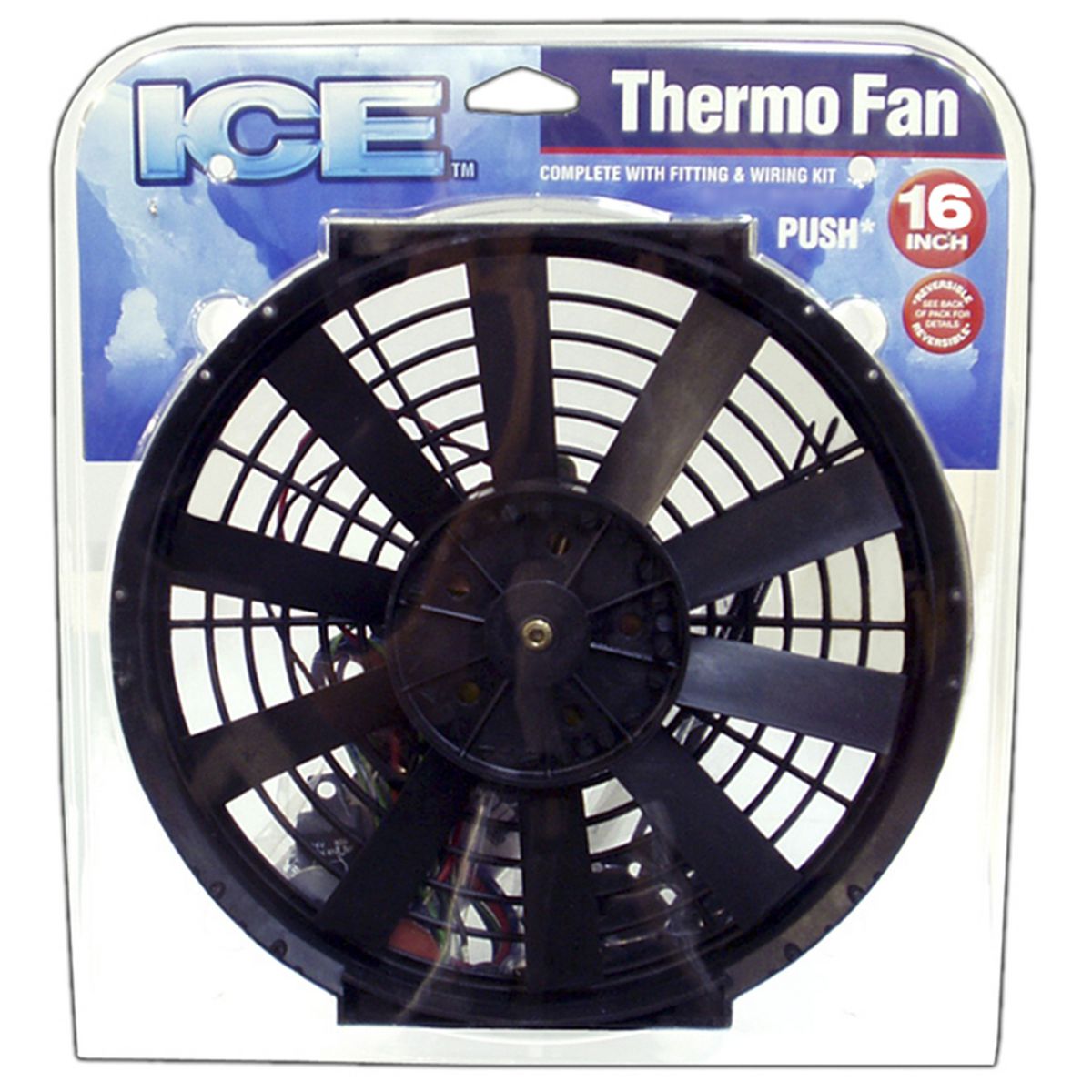 OEX 16" Electric Fan 24V (Push Type) Reversible EFX1624K