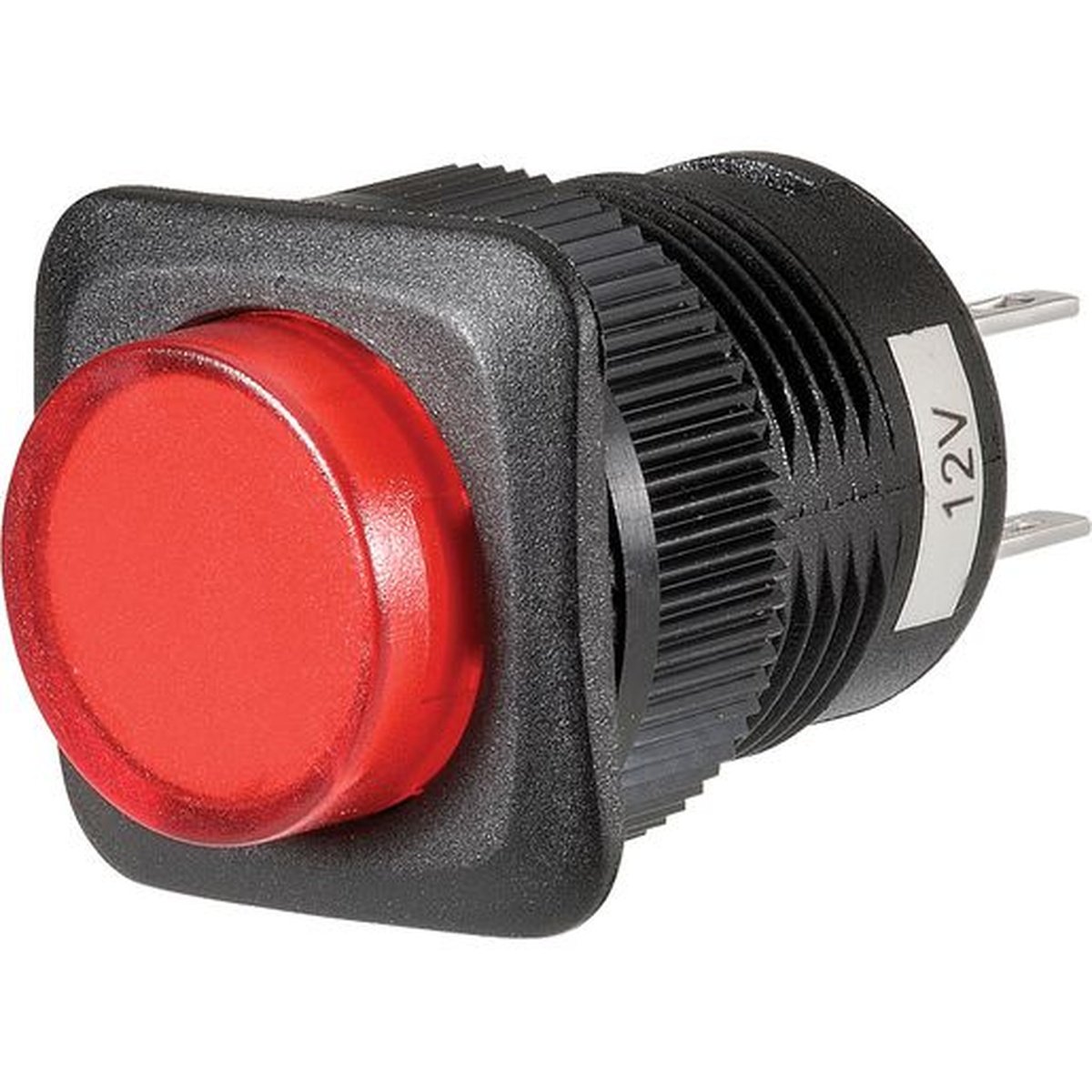 Narva Switch Push Button On Off Red LED 60086BL