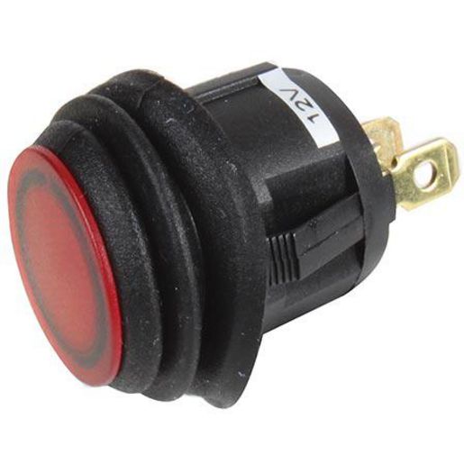 Narva Rocker Switch 12V 20A Red LED On Off 62039BL