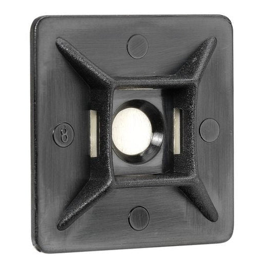 Narva Cable Tie Mounts Black 28mm (25Pk) 56446