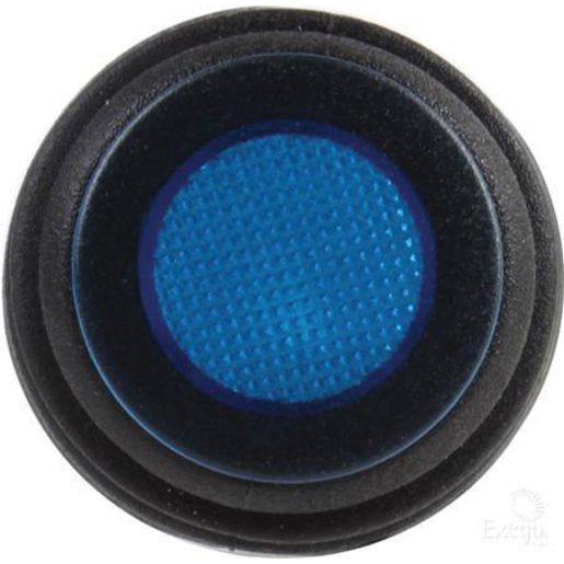 Narva Push Button Switch On/Off Led Blue 12V 20A 60092BL