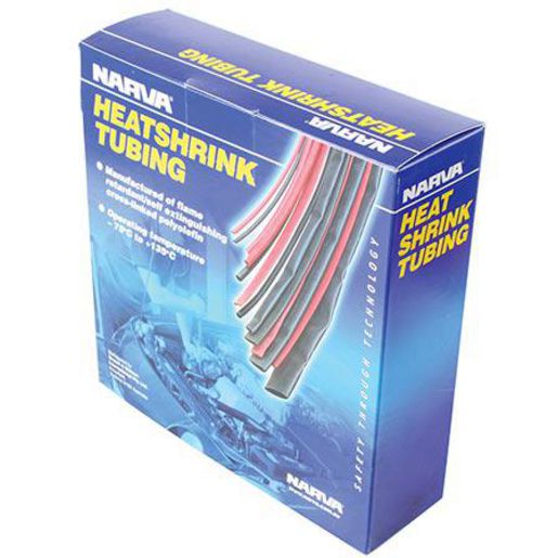 Narva Heatshrink 4.8mm x 10m Black 56614/10