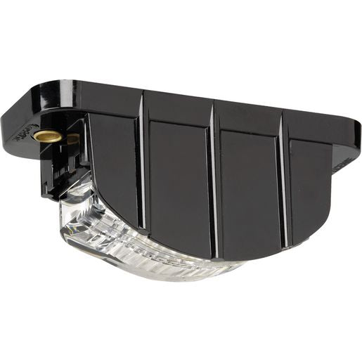 Narva Model 16 3 LED Licence Plate Lamp Housing Black 9-33V w/ 0.5m Cable 91680