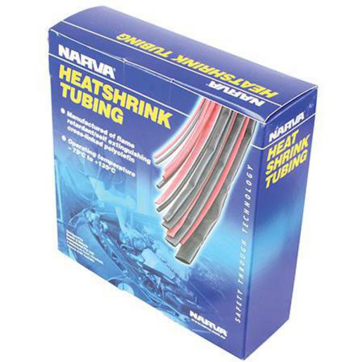 Narva Heatshrink 9.5mm x 10m Red 56638/10