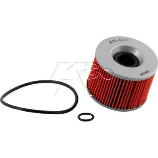 K&N Motorcycle Oil Filter Fits Honda, Kawasaki, Triumph  - KN-401