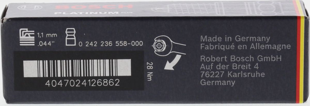 Bosch Platinum Spark Plug FR7LPX