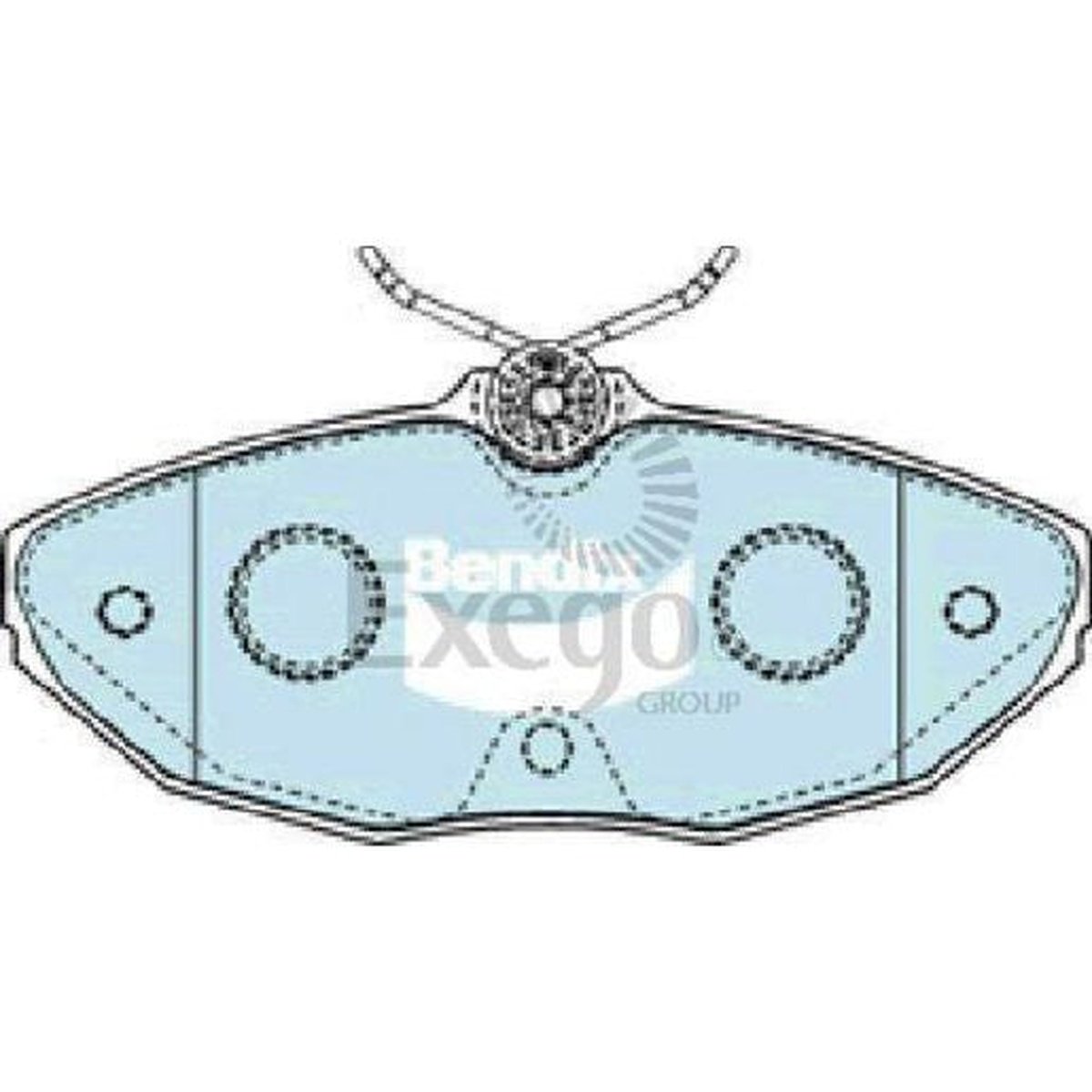 Bendix General CT Brake Pad Set Rear DB1747 GCT