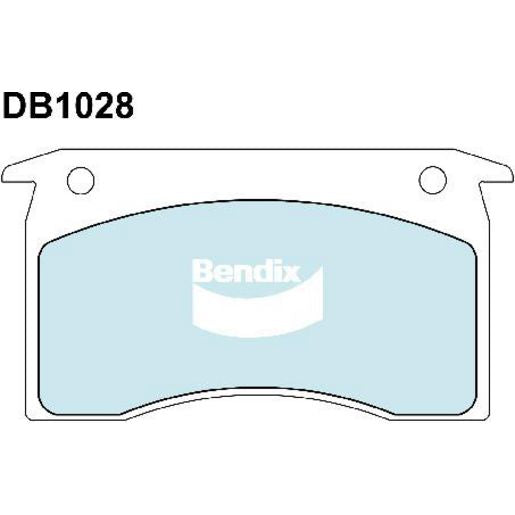 Bendix Heavy Duty Brake Pad Set Front DB1028 HD