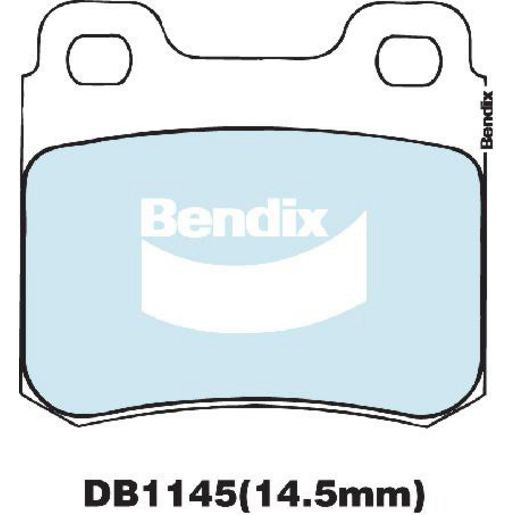 Bendix Heavy Duty Brake Pad Set Rear DB1145 HD