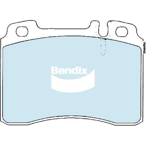 Bendix Heavy Duty Brake Pad Set Front DB1320 HD
