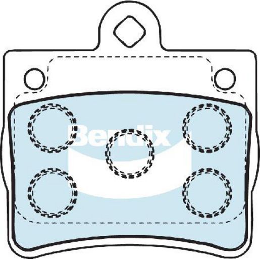 Bendix Heavy Duty Brake Pad Set Rear DB1418 HD