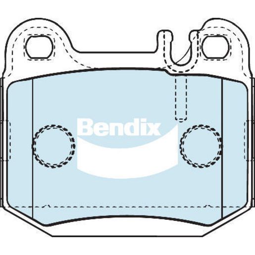 Bendix Heavy Duty Brake Pad Set Rear DB1461 HD