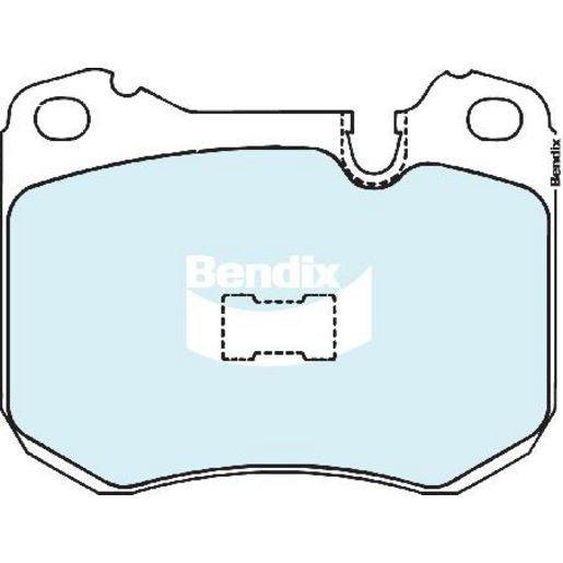 Bendix General CT Brake Pad Set Front DB165 GCT