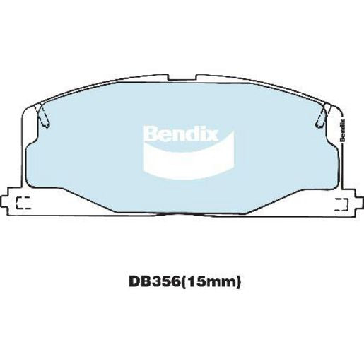 Bendix General CT Brake Pad Set DB356 GCT