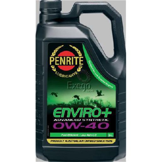 Penrite Enviro+ Engine Oil 0W-40 5 Litre EPLUS0W40005NLA