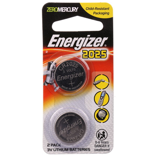 Energizer Coin Battery 2025 3V 2Pk ECR2025BP2