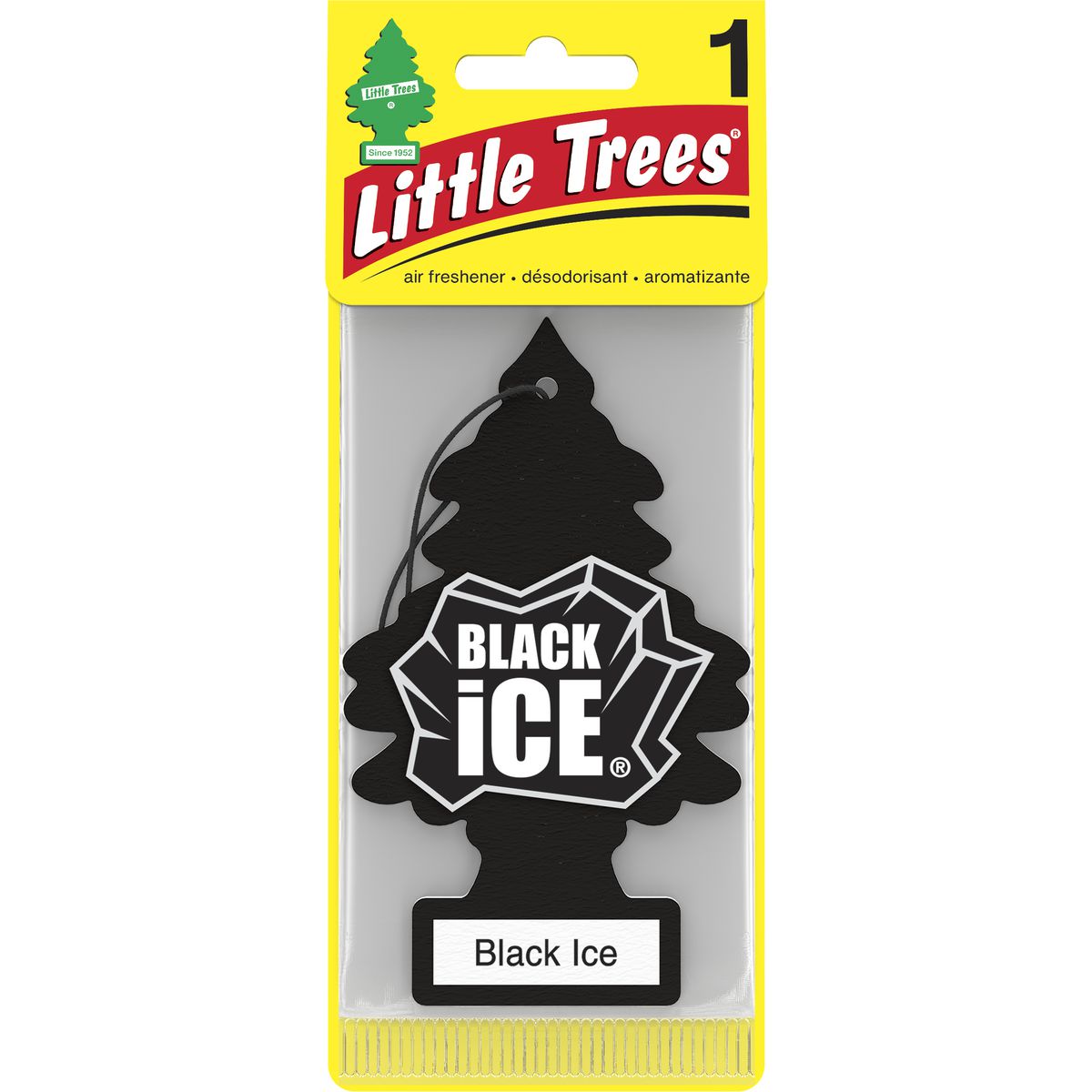 Little Trees Car Air Freshener Black Ice 1 Pack